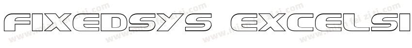 fixedsys excelsior字体转换
